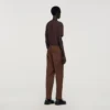 Elastische Hose mit geradem Bein