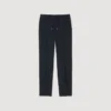 Elastische Hose mit geradem Bein