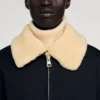 Fliegerjacke mit abnehmbarem Kragen