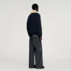 Fliegerjacke mit abnehmbarem Kragen