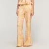Fliessende Hose mit Blumenmuster