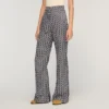 Fliessende Hose mit Blumenmuster
