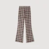 Fliessende Hose mit Blumenmuster