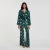 Fliessende Hose mit Paisley-Print