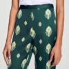 Fliessende Hose mit Paisley-Print