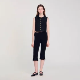 Gefaltetes Crop-Top