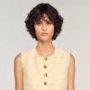 Gefaltetes Crop-Top
