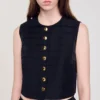Gefaltetes Crop-Top