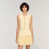 Gefaltetes Crop-Top