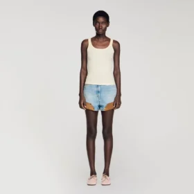 Geripptes Tanktop