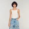 Geripptes Tanktop