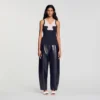 Geripptes Tanktop mit Spitze