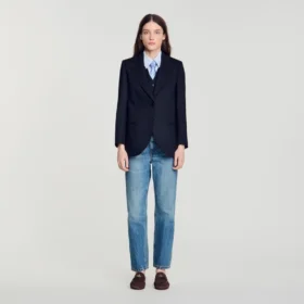 Gestreifte Anzugjacke