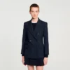 Gestreifte Anzugjacke