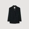 Gestreifte Anzugjacke