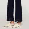 Gestrickte Hose mit Rüschen