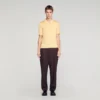 Gestricktes Poloshirt mit Reissverschlusskragen