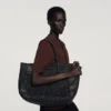 Gewebter Shopper mit Aufnäher