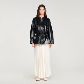 Glattlederjacke