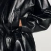 Glattlederjacke