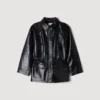 Glattlederjacke