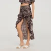 Hi-Low-Rock mit Bandana-Print