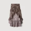 Hi-Low-Rock mit Bandana-Print