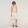 Crop-Top mit Blumenprint