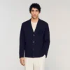 Häkelcardigan mit Blumenmotiv