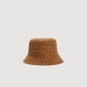 Jeans-Bucket-Hat mit Aufnäher