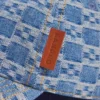 Jeans-Cap mit Kreuzmotiv