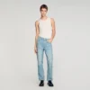 Jeans mit Regular-Fit und «Square Cross»-Muster