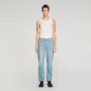 Jeans mit Regular-Fit und «Square Cross»-Muster