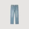 Jeans mit Regular-Fit und «Square Cross»-Muster