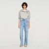 Jeans mit weitem Bein