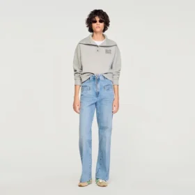 Jeans mit weitem Bein