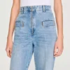 Jeans mit weitem Bein