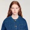 Jeansjacke mit ausgefallenen Knöpfen