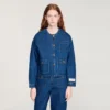 Jeansjacke mit ausgefallenen Knöpfen