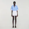 Jeansshorts mit hoher Taille
