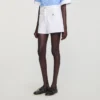 Jeansshorts mit hoher Taille
