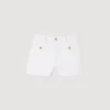 Jeansshorts mit hoher Taille