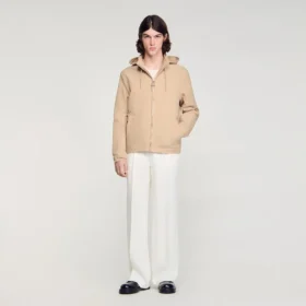Kapuzenjacke mit Reissverschluss