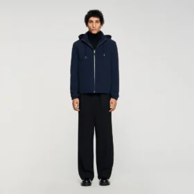 Kapuzenjacke mit Reissverschluss