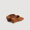 Keilsandalen aus Wildleder
