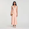 Kleid im Lingerie-Stil mit Strasssteinen
