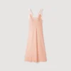 Kleid im Lingerie-Stil mit Strasssteinen
