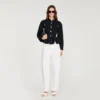 Kurze Peplum-Jacke mit Rüschen