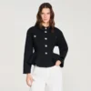 Kurze Peplum-Jacke mit Rüschen