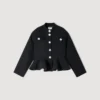 Kurze Peplum-Jacke mit Rüschen